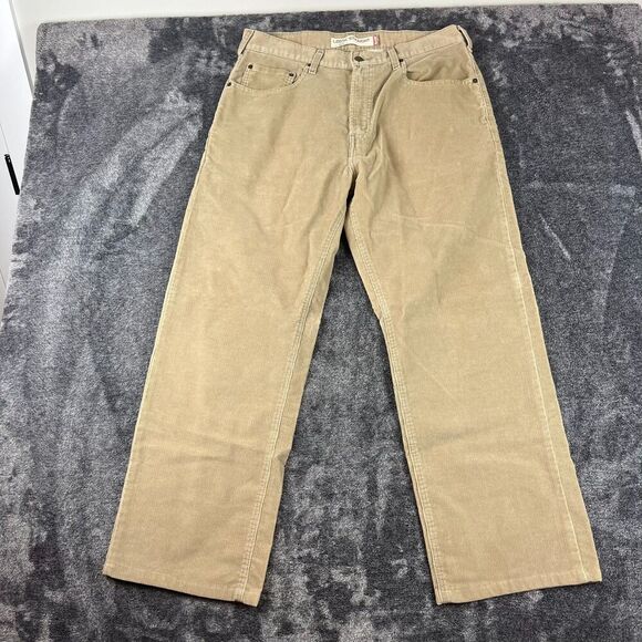 Levi's Y2K 569 Loose Straight Corduroy Brown Baggy Jeans Men's 34X34 (34X29.5) - Picture 1 of 12